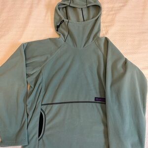 Melanzana Hard face fleece hoodie size M